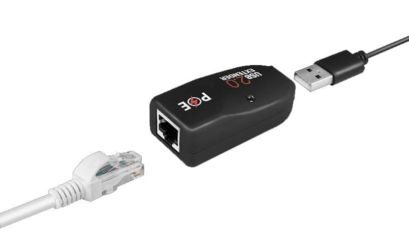 Extender USB Cat.5E Cat.6 fino a 50m con PoE in Adattatori PowerLAN Scontolo.net - Potenza, commercioVirtuoso.it