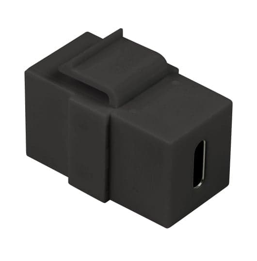 Connettore Keystone USB-C&trade F/F 17,2 mm Nero in  Scontolo.net - Potenza, commercioVirtuoso.it