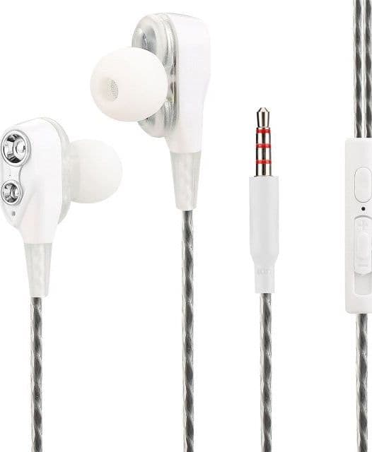 Auricolari Stereo In Ear Duett con Microfono e Telecomando Bianco