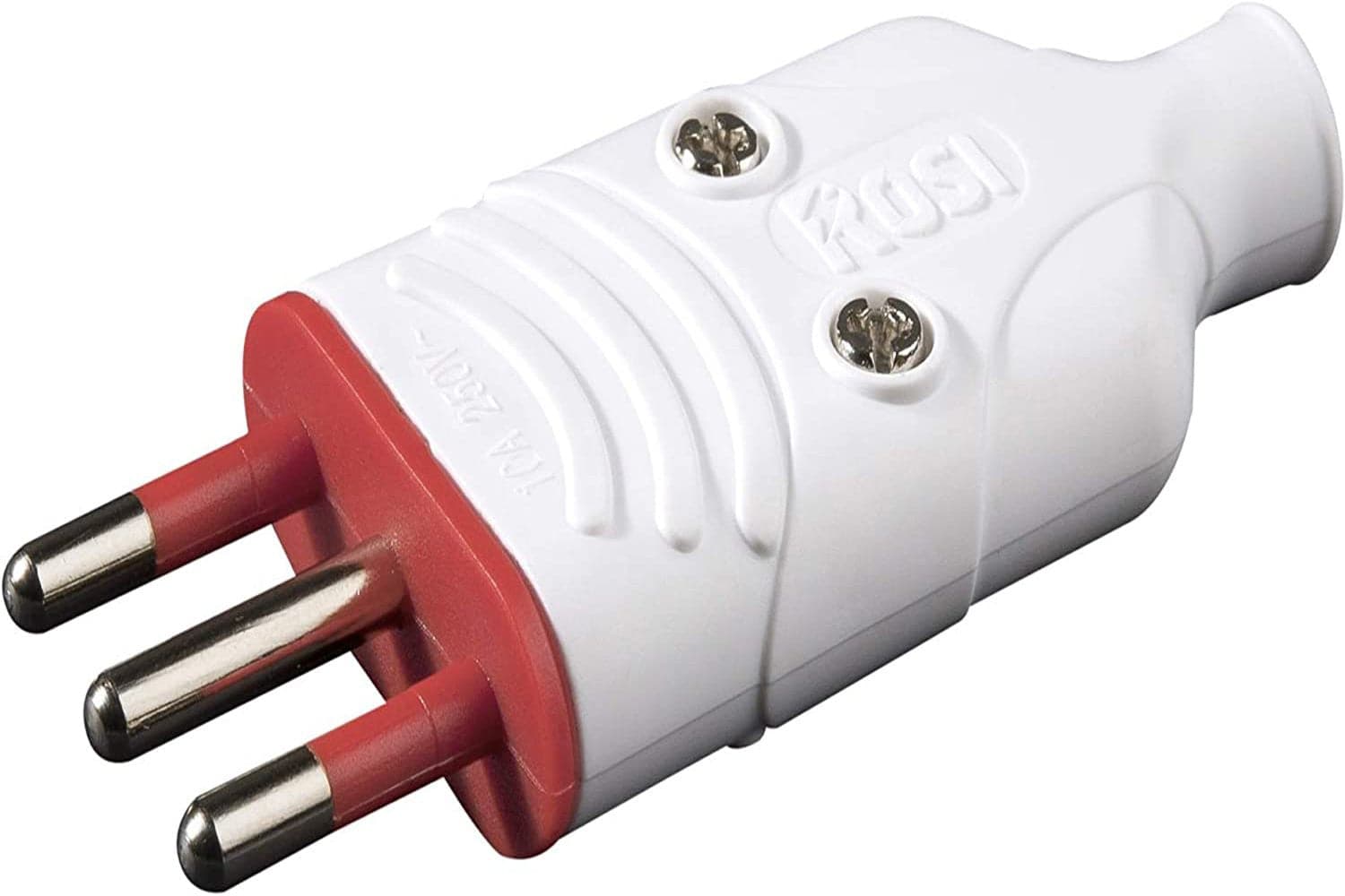 Spina Mobile in Gomma 16A 2P+T 250V Bianco in Spine elettriche di corrente alterna Scontolo.net - Potenza, commercioVirtuoso.it