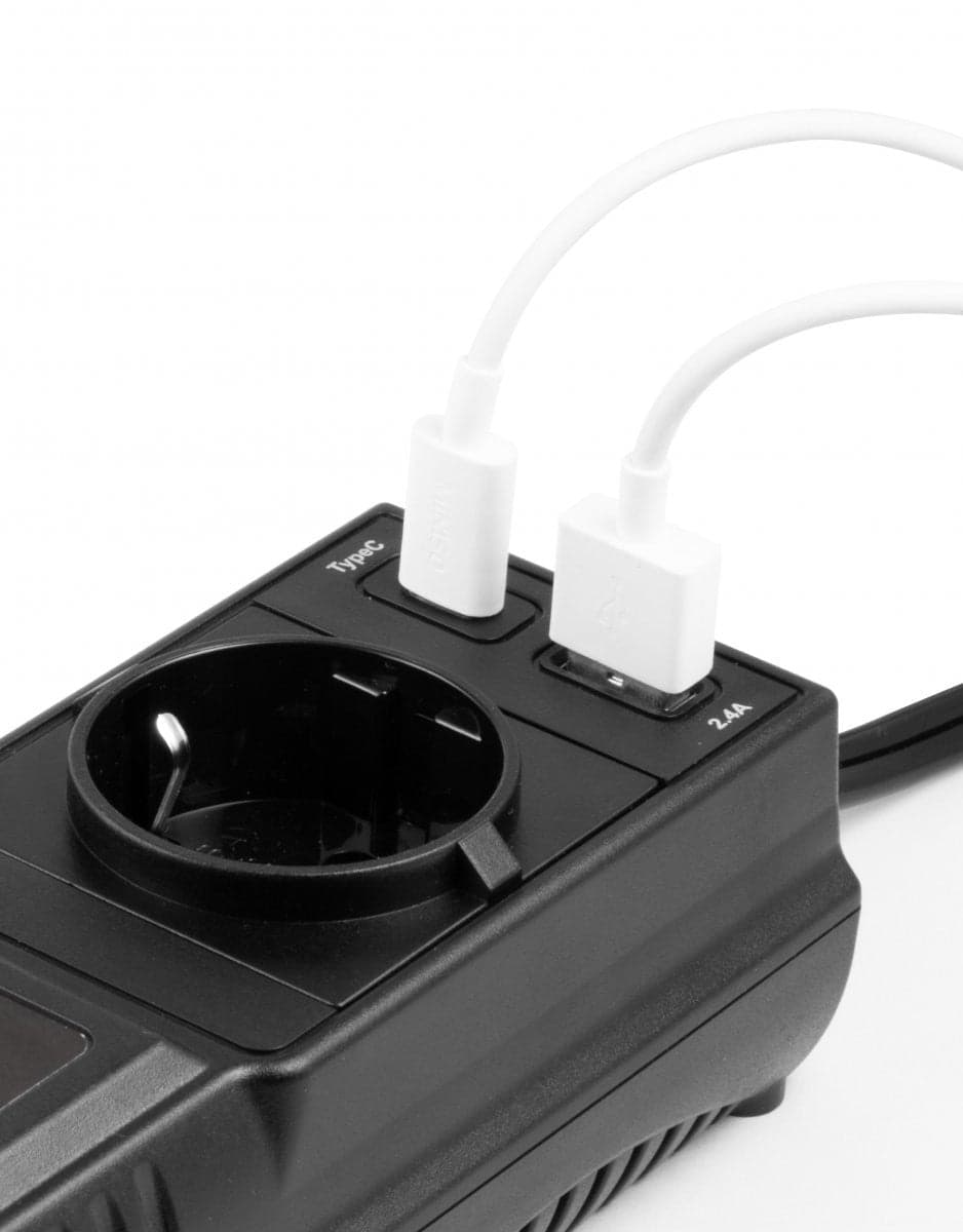 Trasformatore di Corrente per Auto con USB-A e USB-C&trade, TE-21 in Caricabatterie da auto Scontolo.net - Potenza, commercioVirtuoso.it