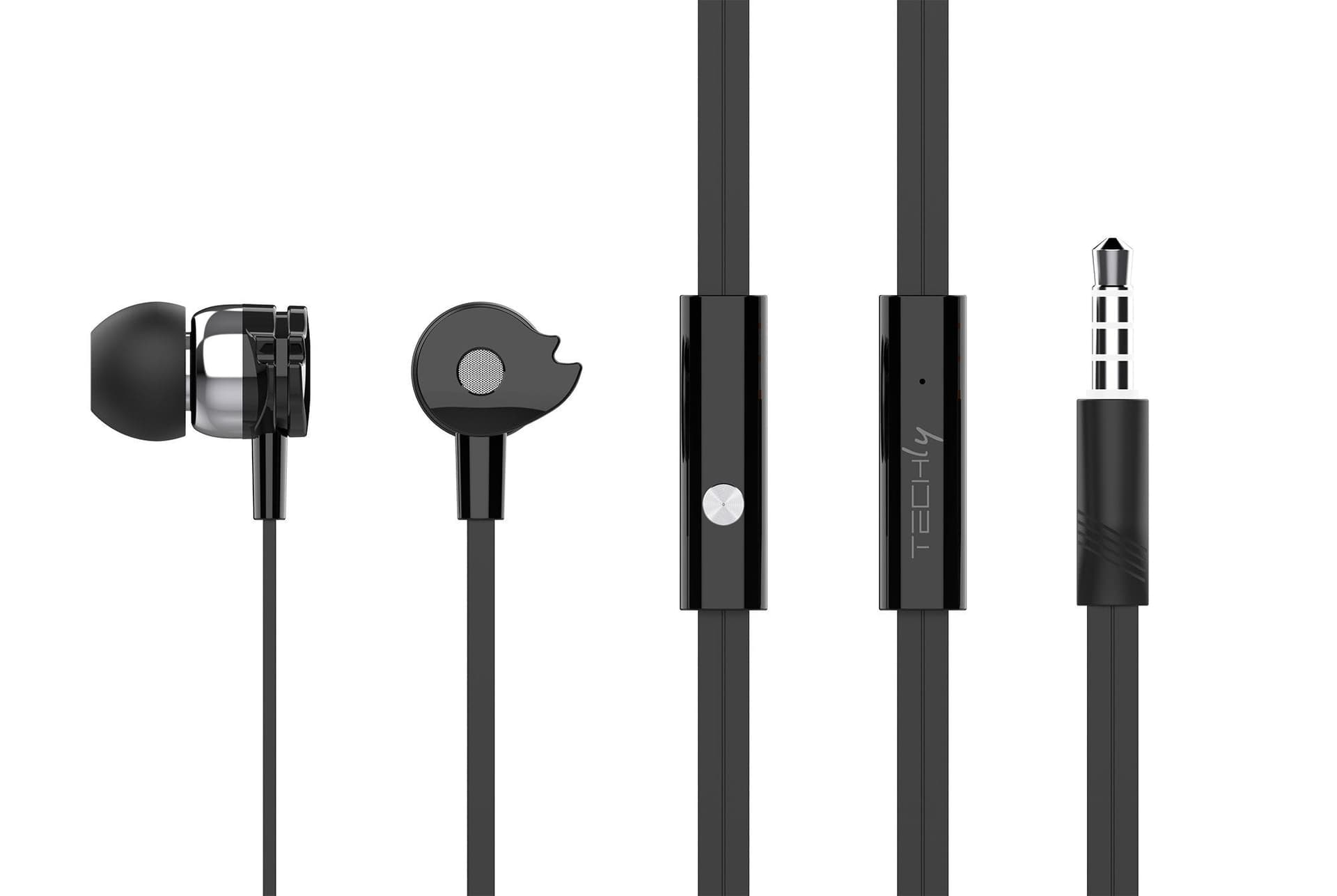 Auricolari Stereo In-Ear con microfono Neri in Cuffie In-Ear Scontolo.net - Potenza, commercioVirtuoso.it