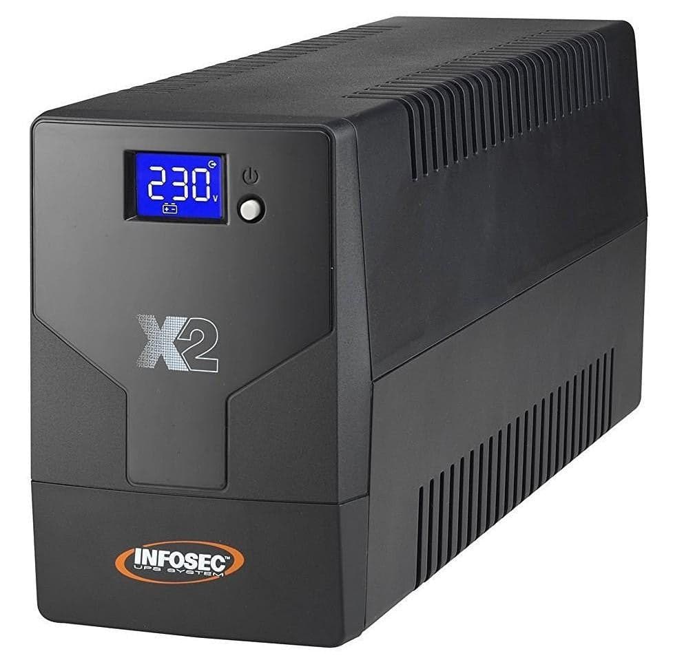 Gruppo di Continuit&agrave UPS X2 500VA LCD con 2 Prese Schuko Nero in  Scontolo.net - Potenza, commercioVirtuoso.it