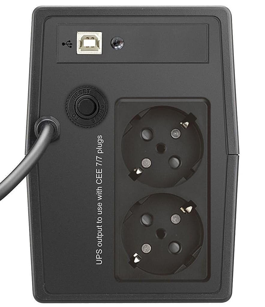 Gruppo di Continuit&agrave UPS X2 500VA LCD con 2 Prese Schuko Nero in  Scontolo.net - Potenza, commercioVirtuoso.it