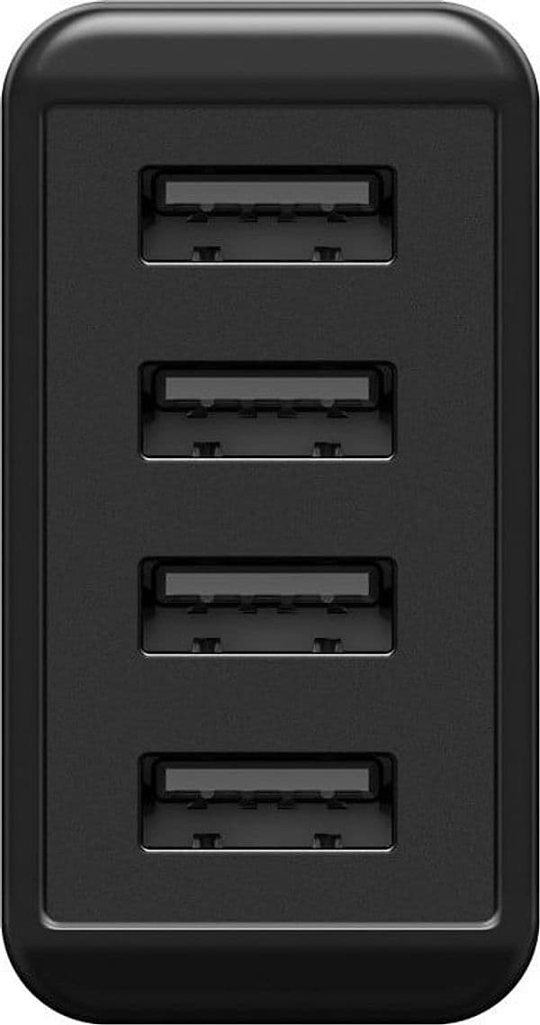 Caricatore da Muro USB a 4 vie 30W Nero in Caricabatterie da muro Scontolo.net - Potenza, commercioVirtuoso.it