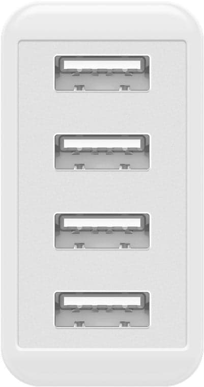 Caricatore da Muro USB a 4 vie 30W Bianco in Caricabatterie da muro Scontolo.net - Potenza, commercioVirtuoso.it