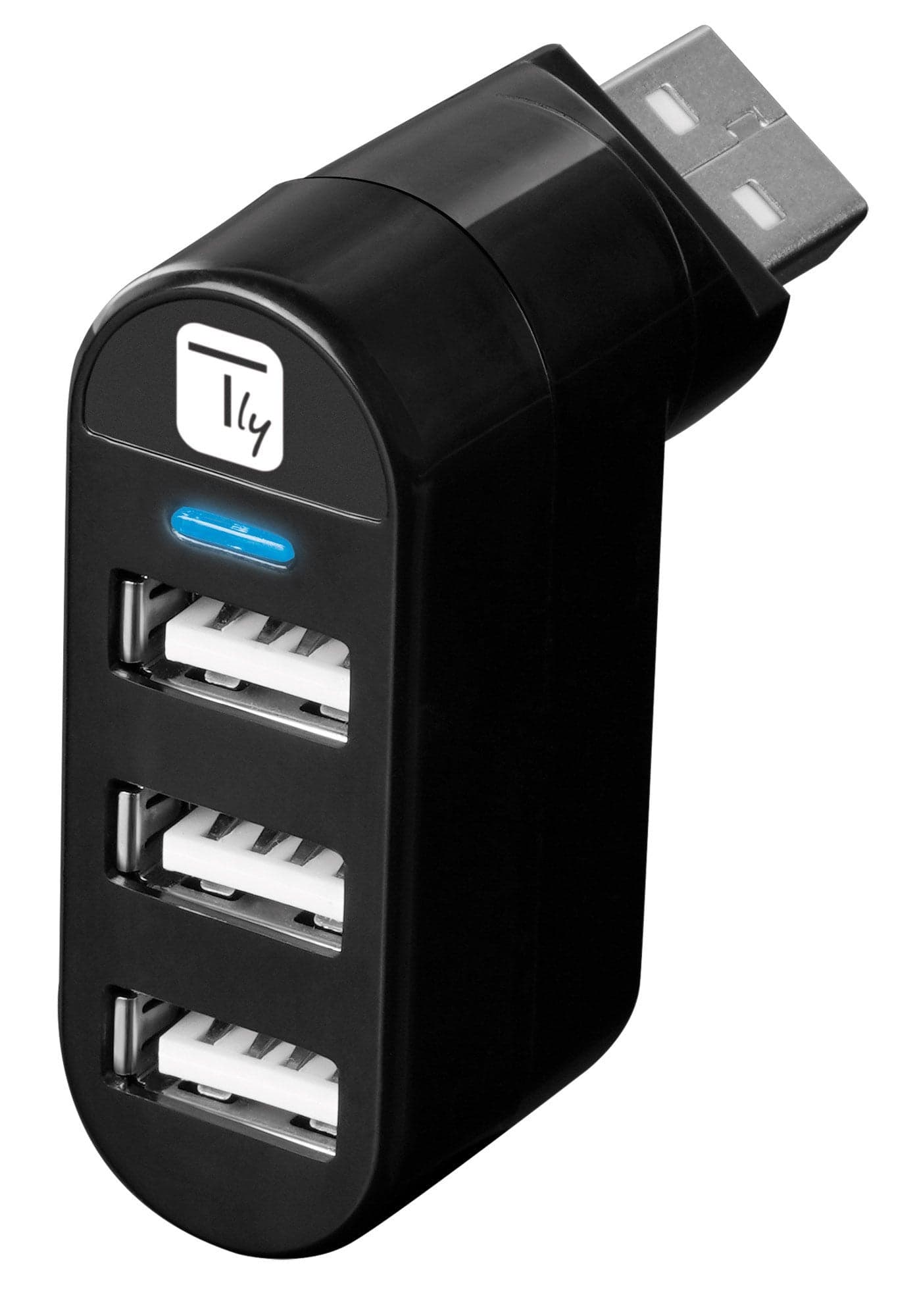 Mini Hub Rotante con 3 Porte USB 2.0 Nero in  Scontolo.net - Potenza, commercioVirtuoso.it