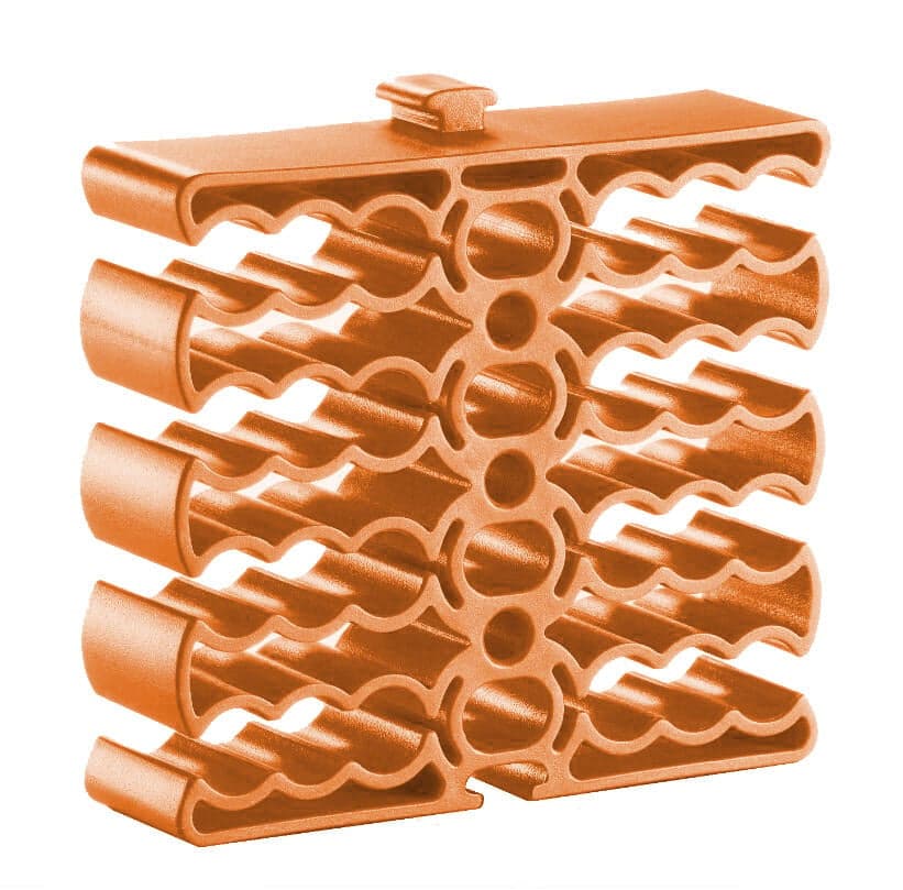 Organizzatore Modulare a Pettine per 24 Cavi Ethernet Arancione in Bobine per cavo Scontolo.net - Potenza, commercioVirtuoso.it
