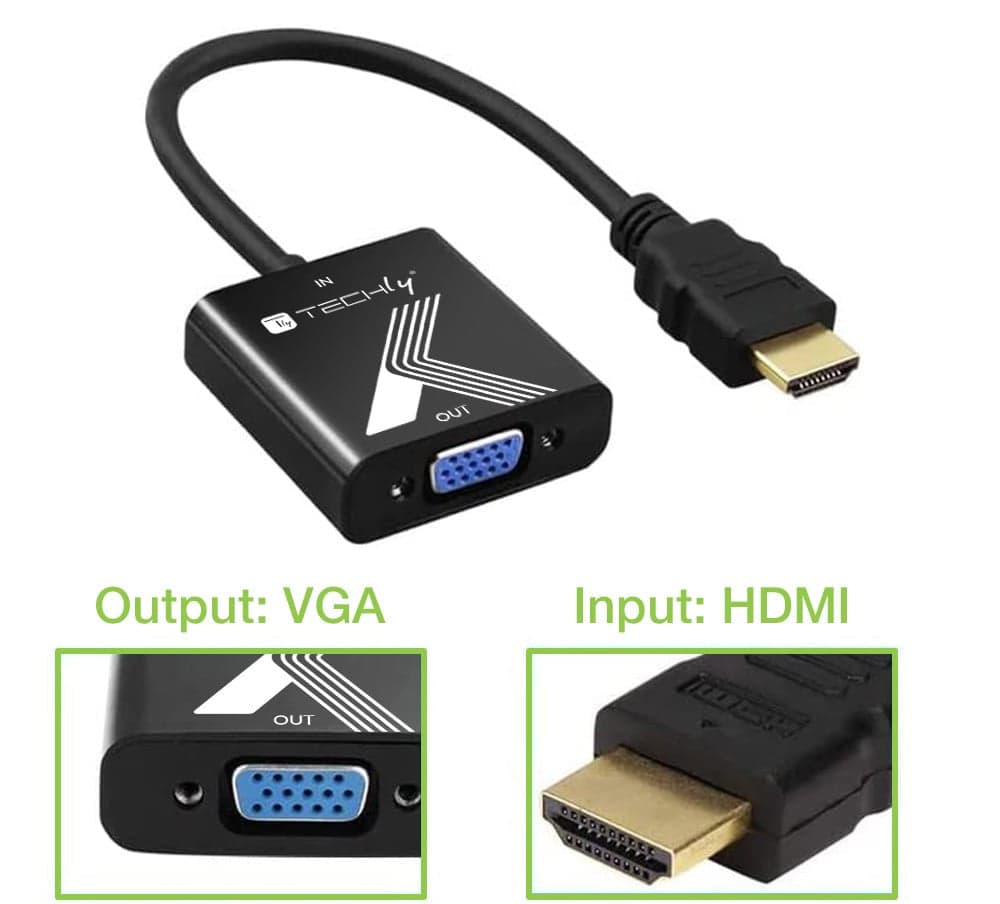 Cavo Convertitore Adattatore da HDMI&trade a VGA 1920x1200 a 60Hz in Cavi HDMI Scontolo.net - Potenza, commercioVirtuoso.it