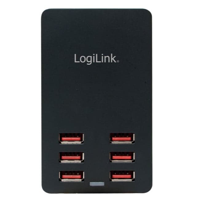 Caricatore da Tavolo a 6 porte USB 32W Nero in Caricabatterie da muro Scontolo.net - Potenza, commercioVirtuoso.it