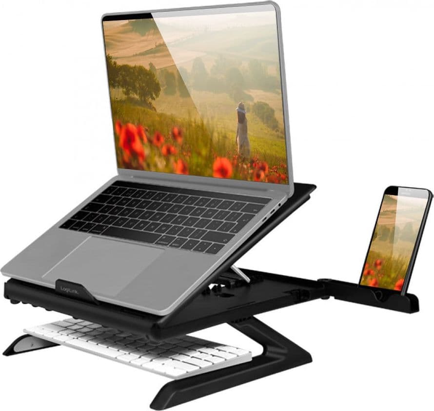Supporto per Notebook e Tablet 10-15.6'' Ergonomico Nero in Vassoi di appoggio Scontolo.net - Potenza, commercioVirtuoso.it