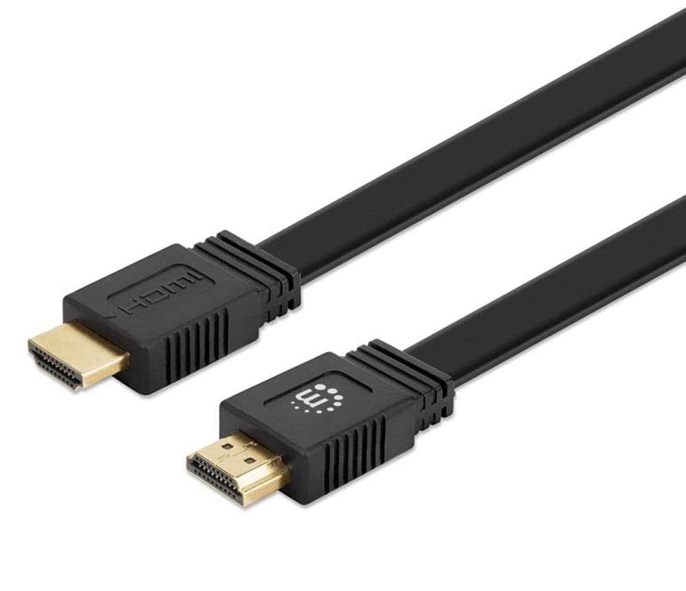 Cavo HDMI High Speed With Ethernet Piatto 2m nero in Cavi HDMI Scontolo.net - Potenza, commercioVirtuoso.it