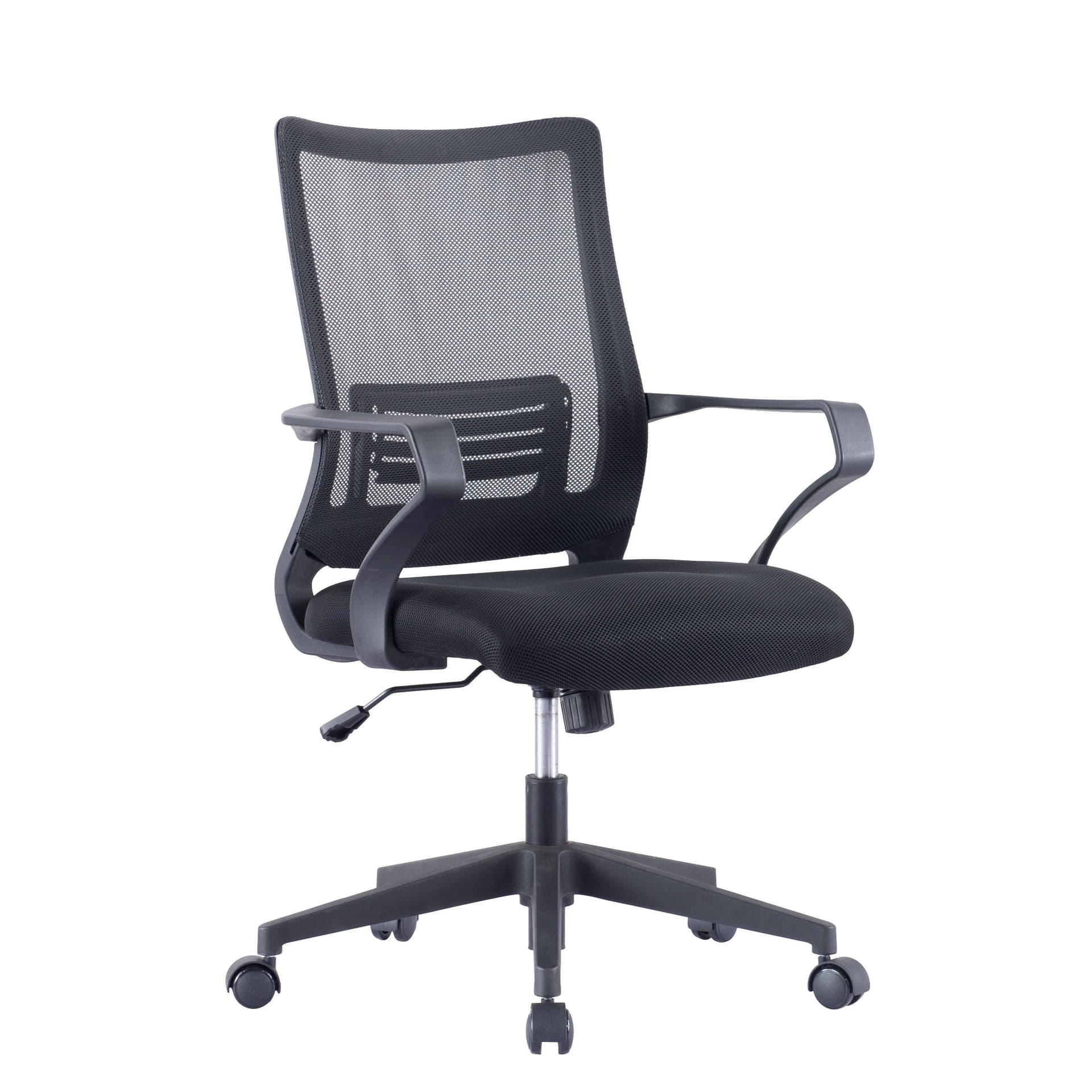 Sedia per Ufficio con Schienale Medio in rete Nero in Sedie da scrivania Scontolo.net - Potenza, commercioVirtuoso.it