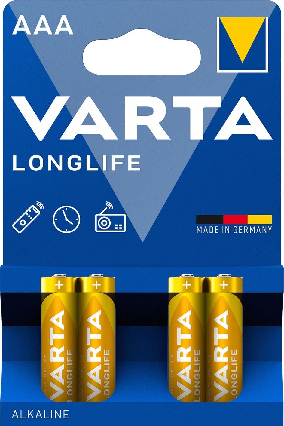 Blister 4 Batterie 1.5V Longlife Alcalina Ministilo AAA in Pile monouso Scontolo.net - Potenza, commercioVirtuoso.it