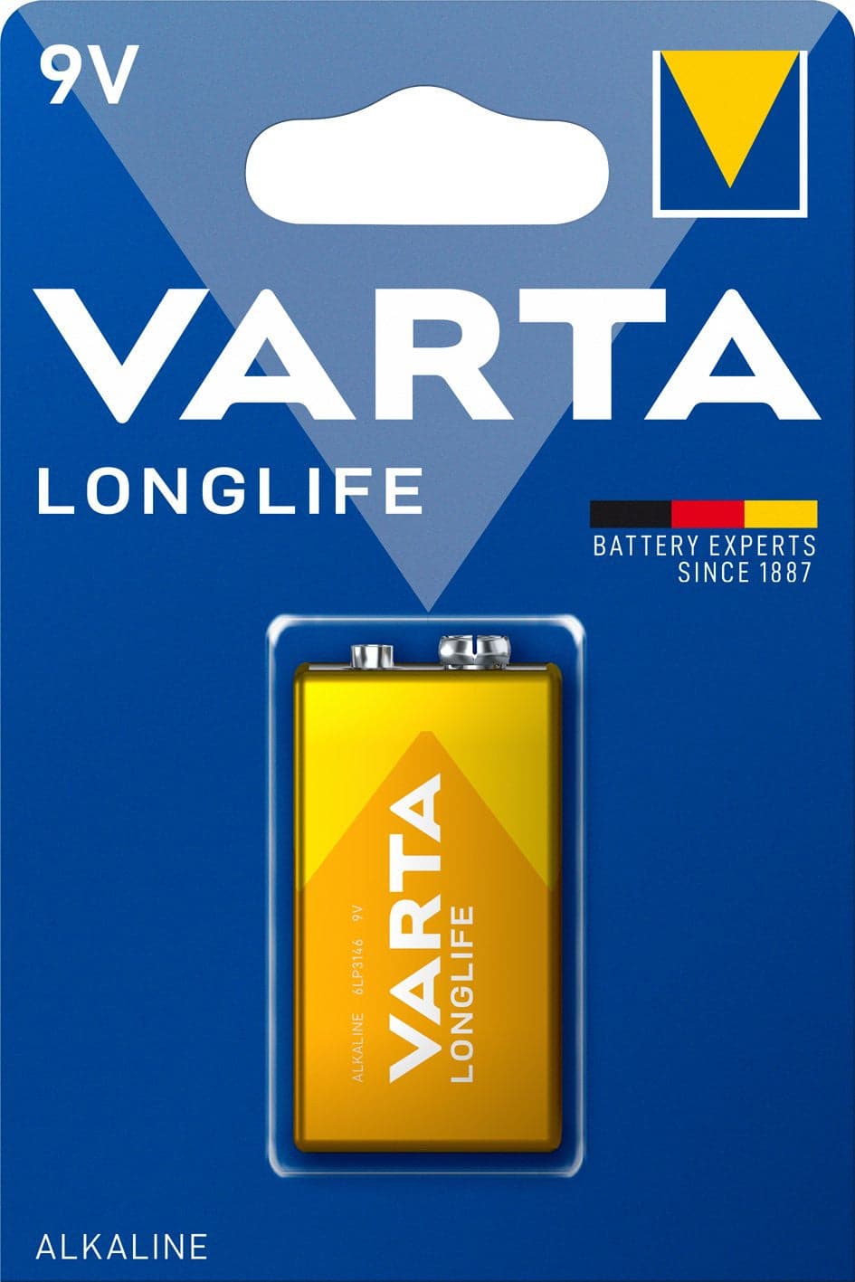 Blister 1 Batteria 9V Longlife Alcalina 6LP3146 in Pile monouso Scontolo.net - Potenza, commercioVirtuoso.it