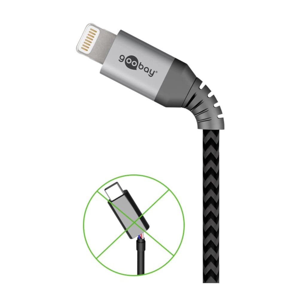 Cavo Apple Lightning 8 Pin a USB tipo A 1m Grigio in  Scontolo.net - Potenza, commercioVirtuoso.it