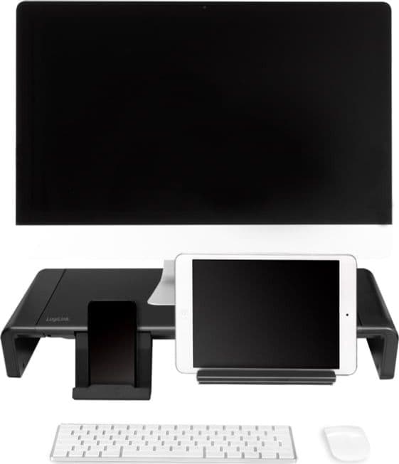 Supporto Monitor Smartphone Tablet Regolabile 420 - 520 mm Nero in Supporti Scontolo.net - Potenza, commercioVirtuoso.it