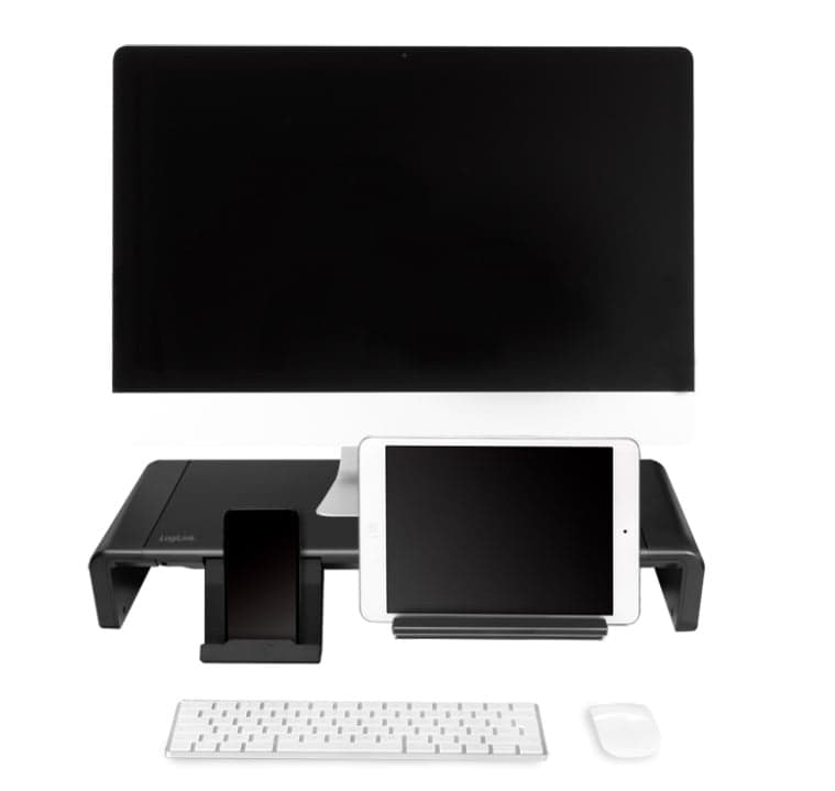 Supporto Monitor Smartphone Tablet Regolabile 420 - 520 mm Nero in Supporti Scontolo.net - Potenza, commercioVirtuoso.it