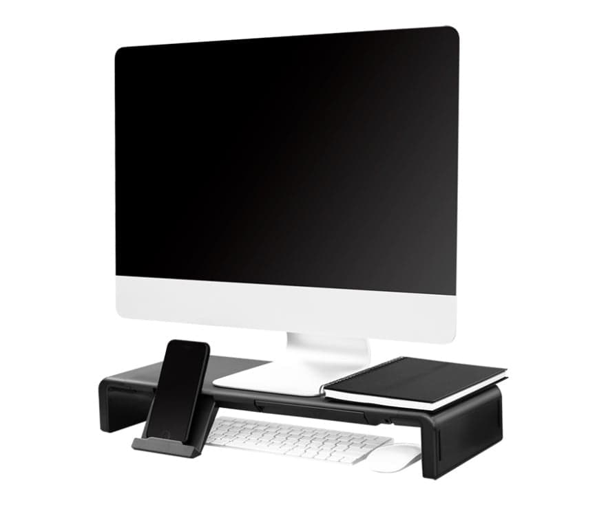Supporto Monitor Smartphone Tablet Regolabile 420 - 520 mm Nero in Supporti Scontolo.net - Potenza, commercioVirtuoso.it
