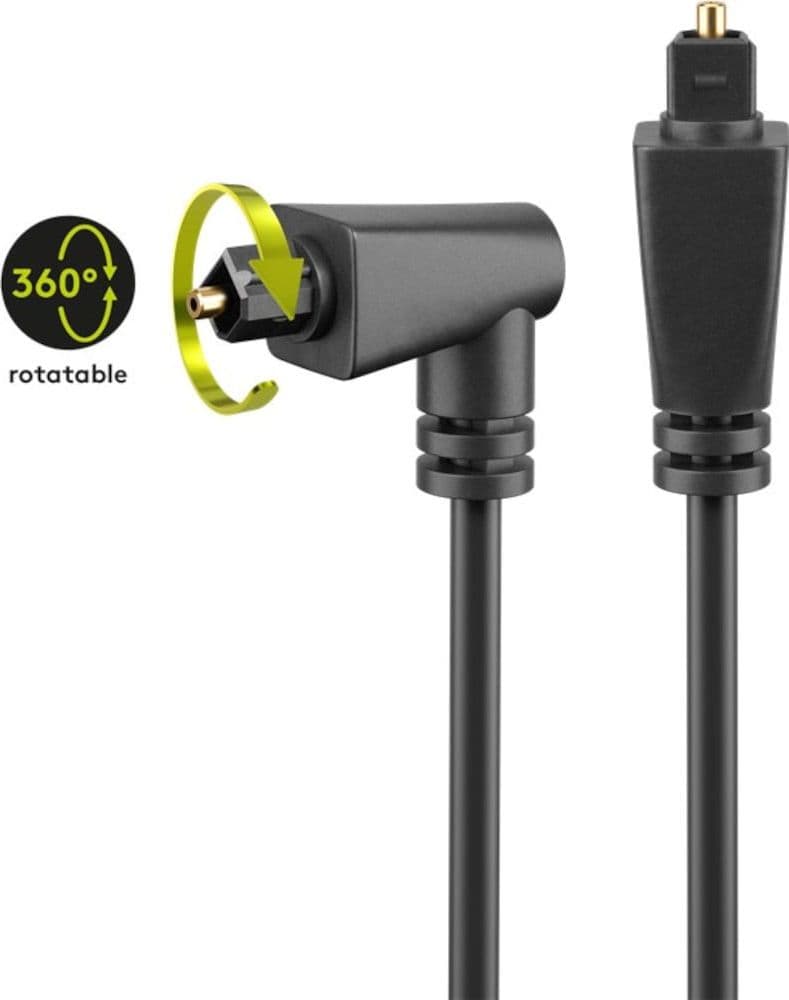 Cavo di Collegamento Audio Digitale Toslink Angolato e Girevole M/M 2m in  Scontolo.net - Potenza, commercioVirtuoso.it