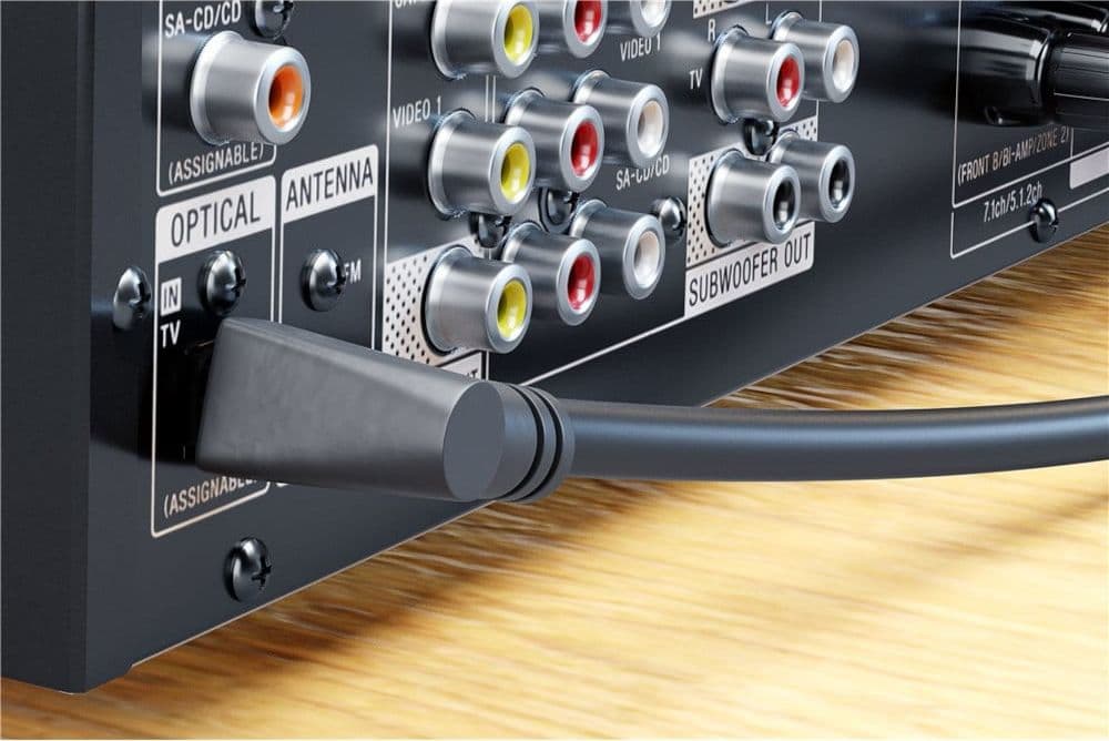 Cavo di Collegamento Audio Digitale Toslink Angolato e Girevole M/M 1m in Connettori RCA Scontolo.net - Potenza, commercioVirtuoso.it