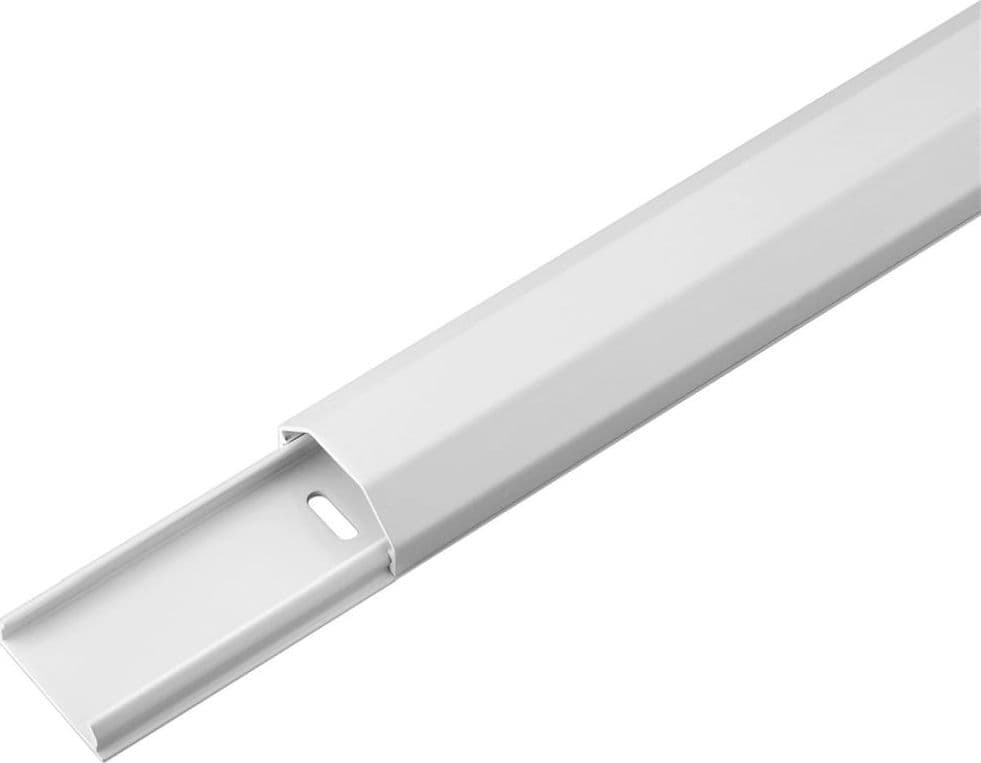 Canalina Passacavi in Alluminio per Cablaggio 33mm lunga 1,1 m Bianco in Canaline fili elettrici Scontolo.net - Potenza, commercioVirtuoso.it