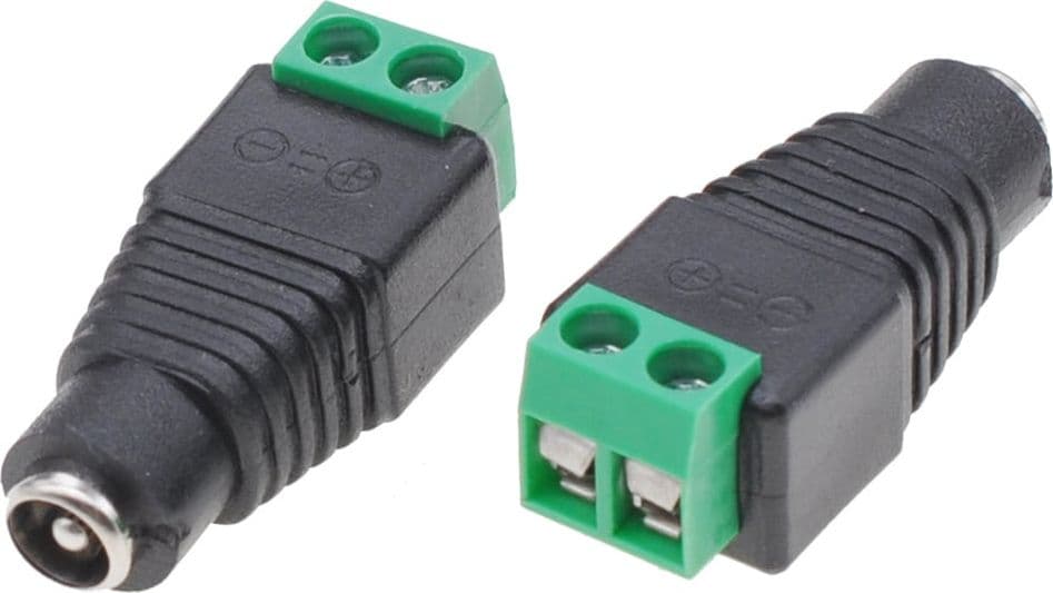 Adattatore Alimentazione Plug DC 5.5x2.1mm Femmina Terminal Block 2 pin in Adattatori Scontolo.net - Potenza, commercioVirtuoso.it