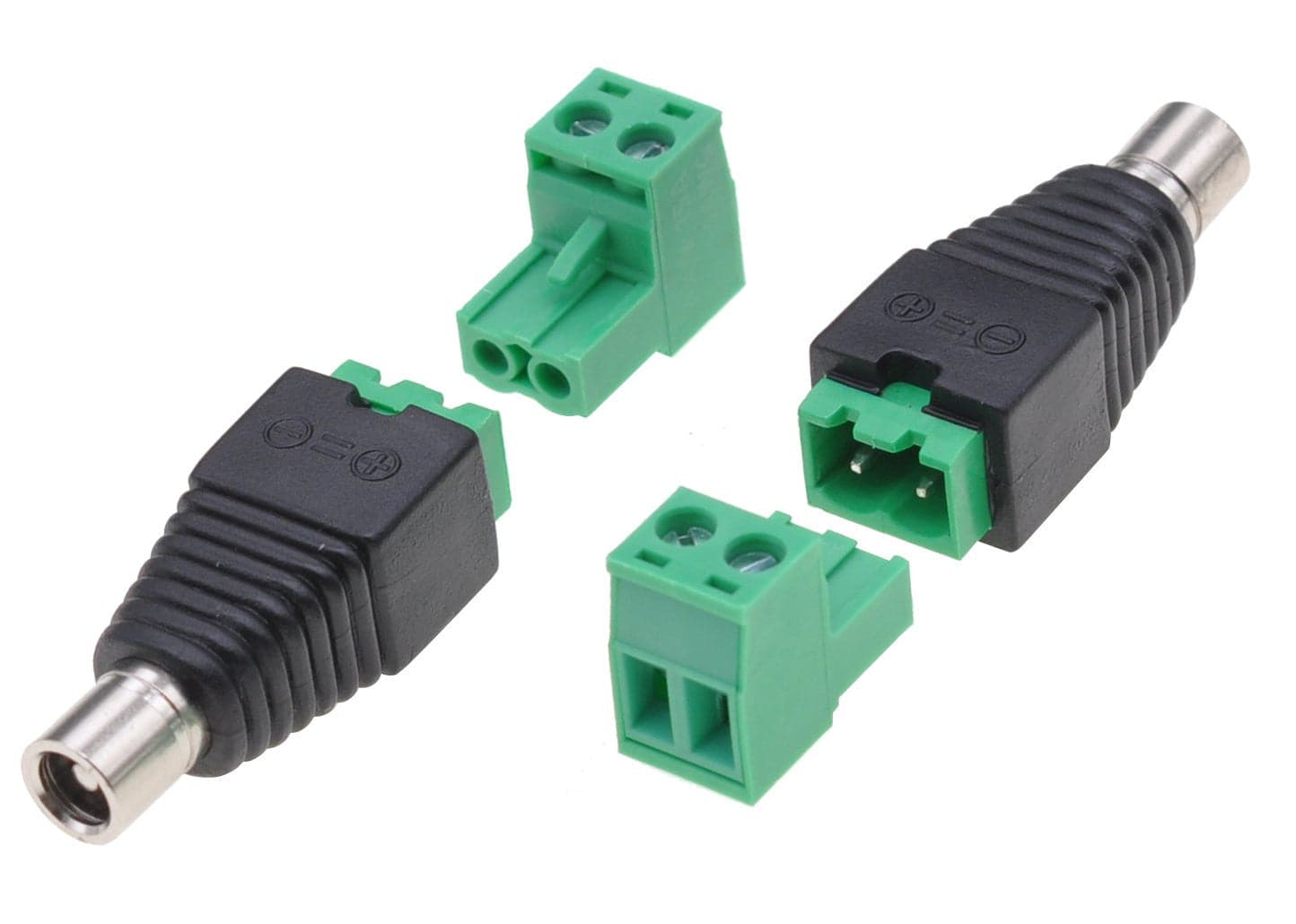 Adattatore Connettore Plug DC 2.5x5.5 mm Femmina Terminal Block 2 pin in Adattatori Scontolo.net - Potenza, commercioVirtuoso.it