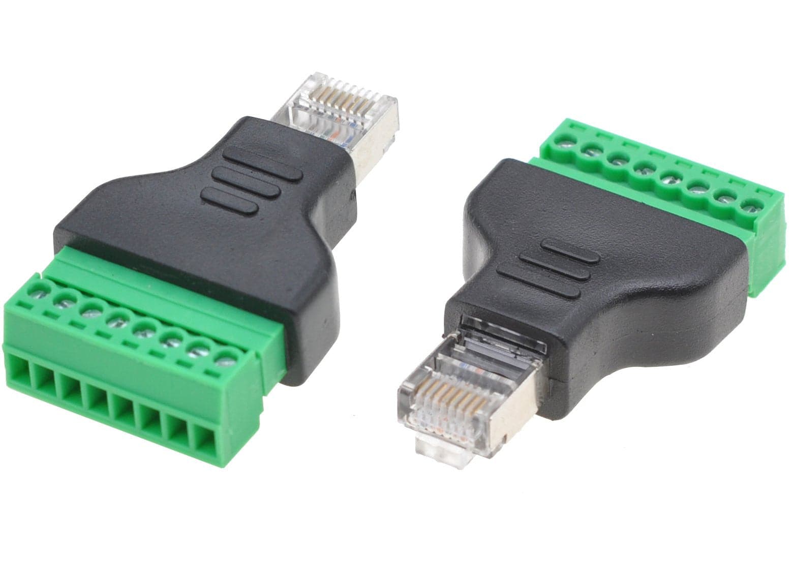 Adattatore Connettore RJ45 Maschio Terminal Block 8 pin in Cavi e adattatori Scontolo.net - Potenza, commercioVirtuoso.it