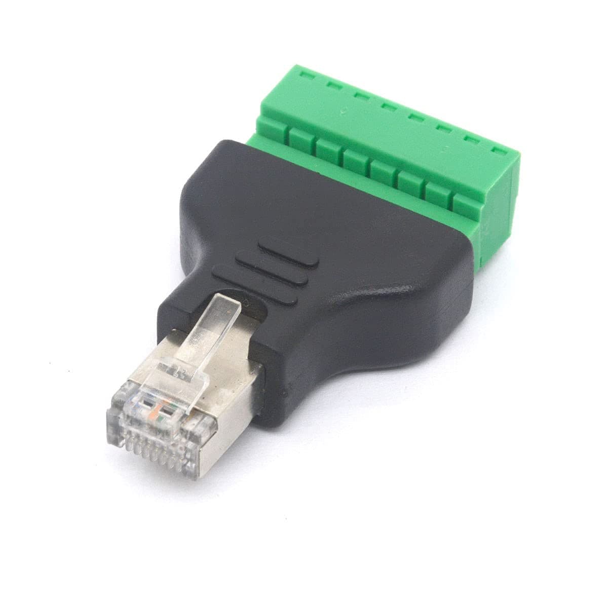 Adattatore Connettore RJ45 Maschio Terminal Block 8 pin in Cavi e adattatori Scontolo.net - Potenza, commercioVirtuoso.it