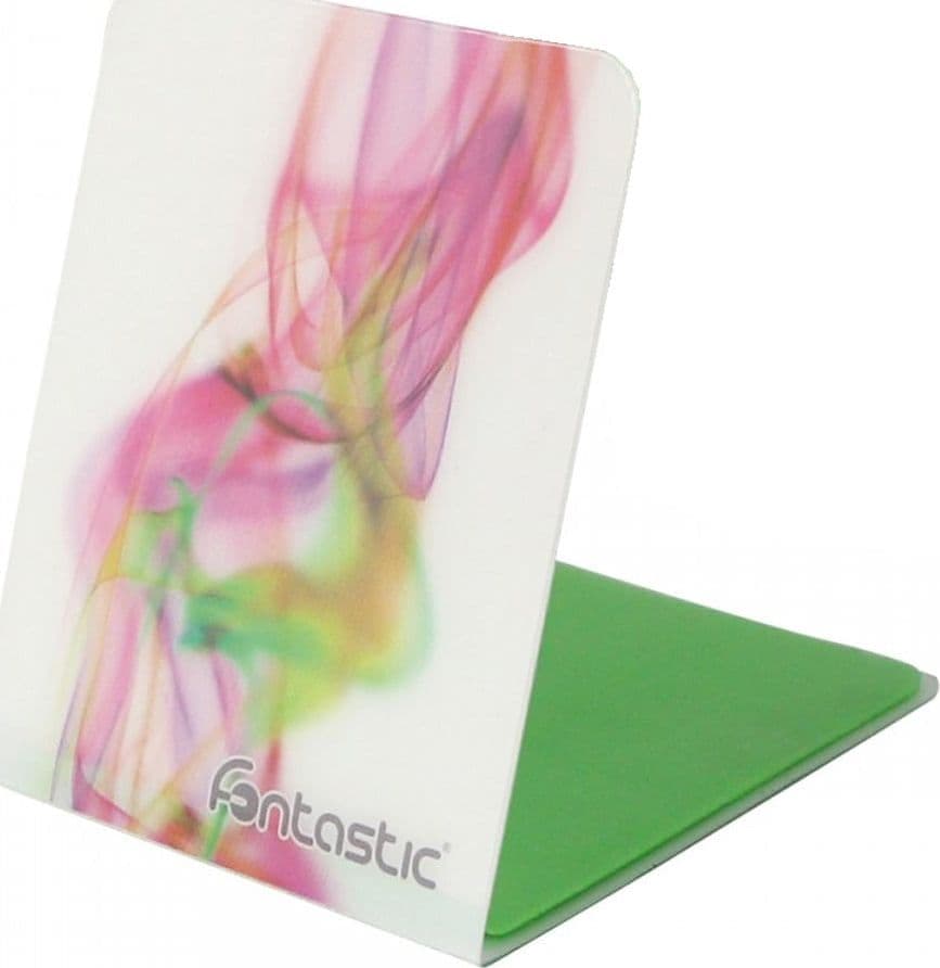 Supporto Smartphone Universale Adesivo Grip Phone con Stand Fumo Bianco