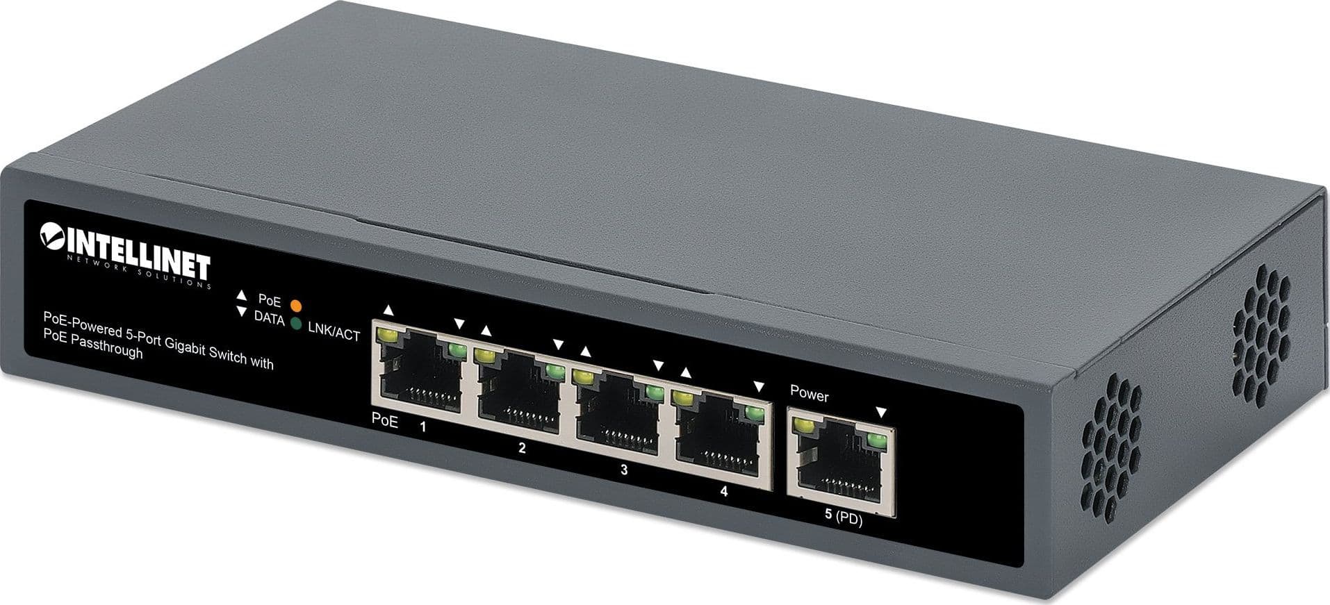 Switch Gigabit a 5 Porte con Alimentazione PoE Passante in  Scontolo.net - Potenza, commercioVirtuoso.it