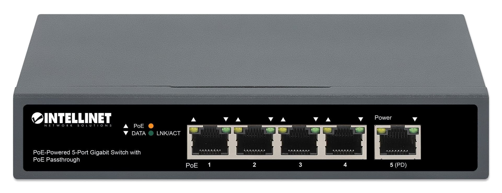 Switch Gigabit a 5 Porte con Alimentazione PoE Passante in  Scontolo.net - Potenza, commercioVirtuoso.it