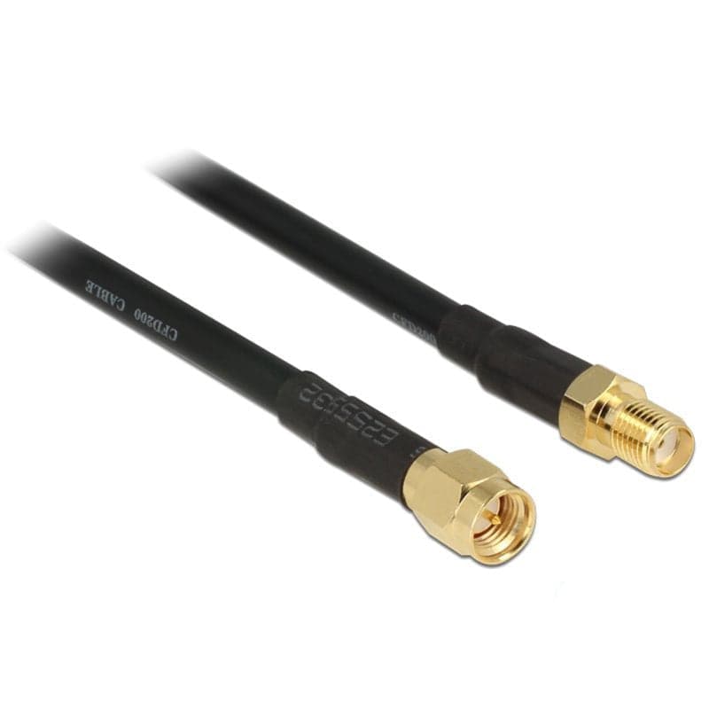 Cavo Antenna SMA M/F a Basse Perdite 0,9m Nero in Cavi coassiali Scontolo.net - Potenza, commercioVirtuoso.it