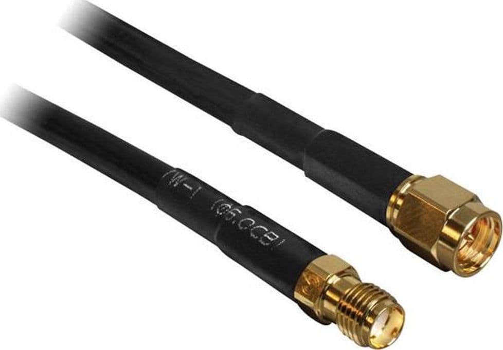 Cavo Antenna SMA M/F a Basse Perdite 15m Nero in Cavi Antenna Scontolo.net - Potenza, commercioVirtuoso.it