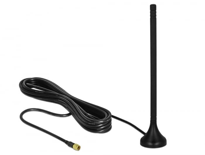 Antenna LTE Omnidirezionale Fissa SMA 3-5dBi 12,5cm Cavo RG-174 A/U in  Scontolo.net - Potenza, commercioVirtuoso.it
