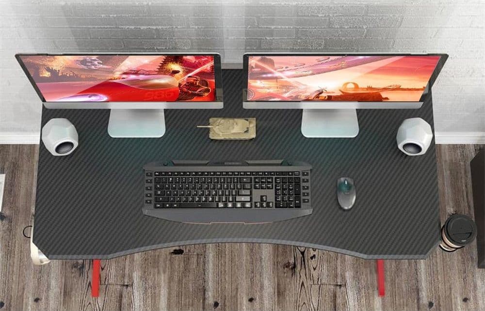 Scrivania Gaming Ergonomica Tavolo Gioco con Porta Bicchiere e Cuffie in Postazioni di lavoro per computer Scontolo.net - Potenza, commercioVirtuoso.it
