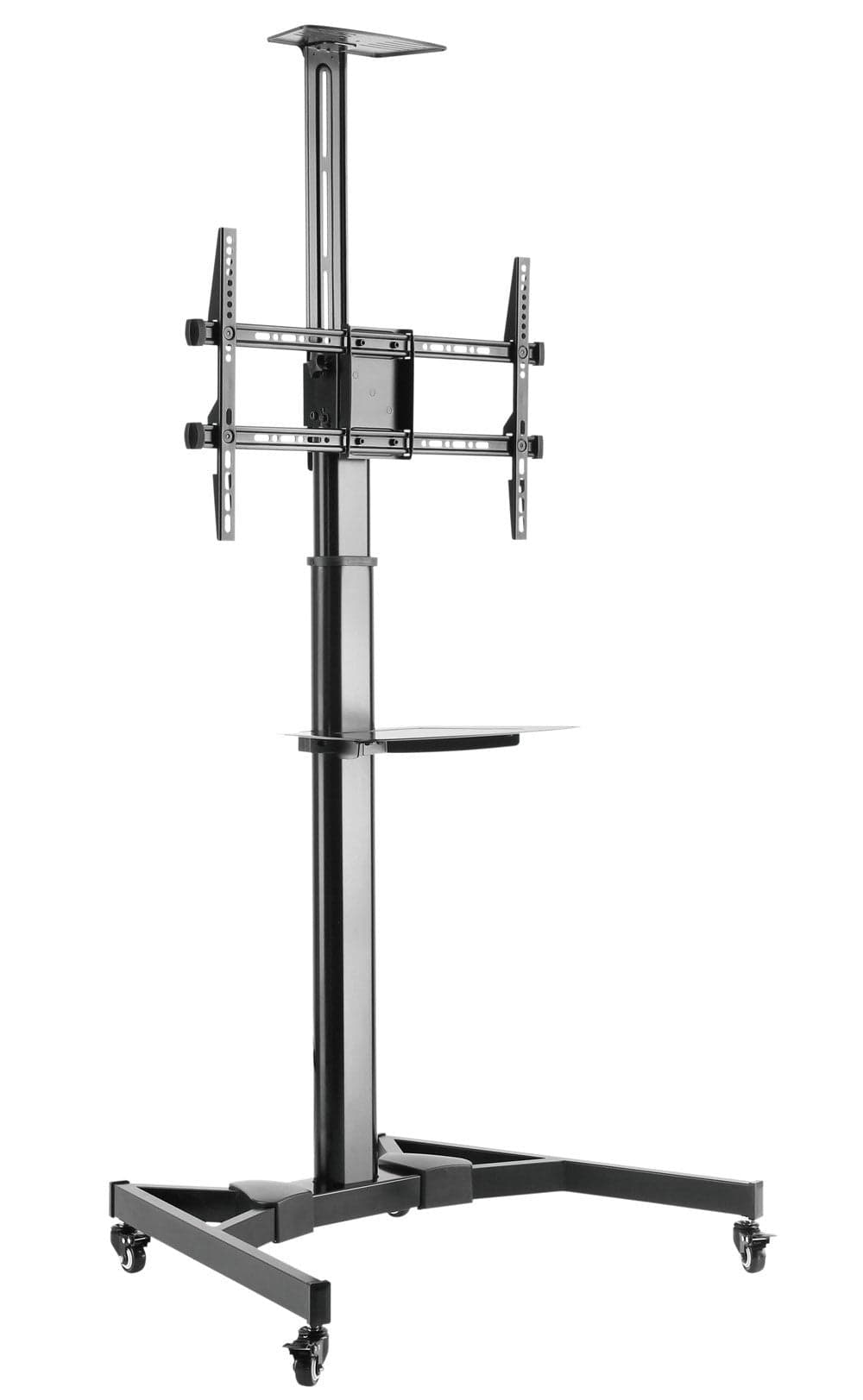 Supporto da Pavimento con Mensola TV/LED/LCD 37''-70'' Nero in Supporti da parete e da soffitto Scontolo.net - Potenza, commercioVirtuoso.it