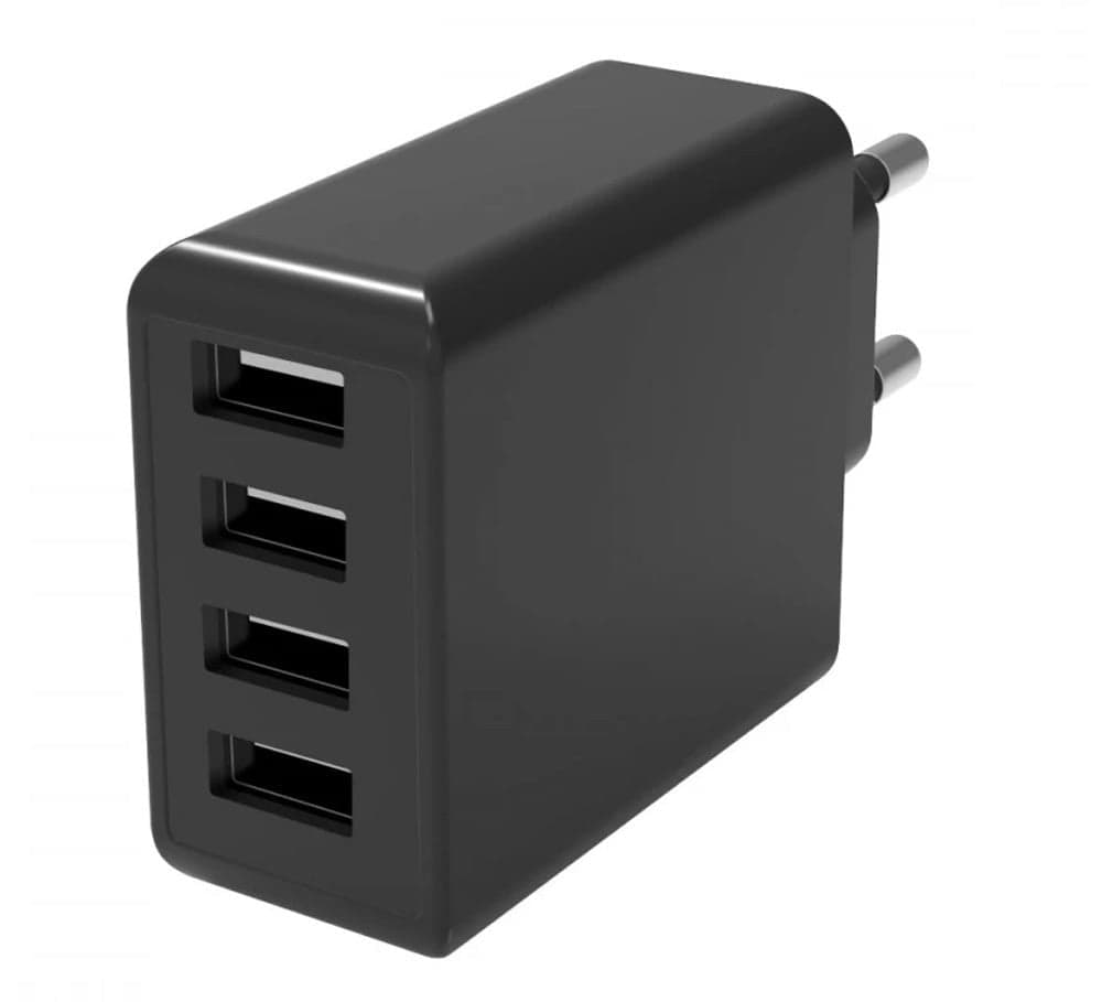 Caricatore da Muro a 4 porte con USB tipo A 24W in Caricabatterie da muro Scontolo.net - Potenza, commercioVirtuoso.it