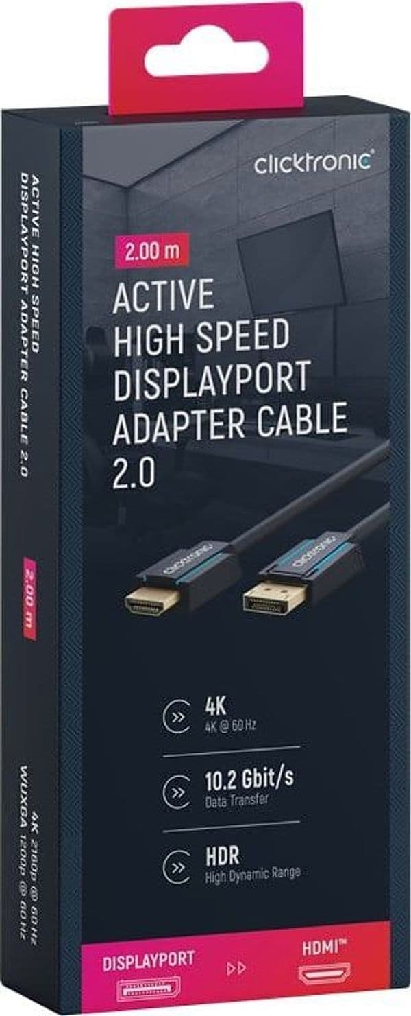 Cavo adattatore DisplayPort/HDMI 2m Alta Qualit&agrave