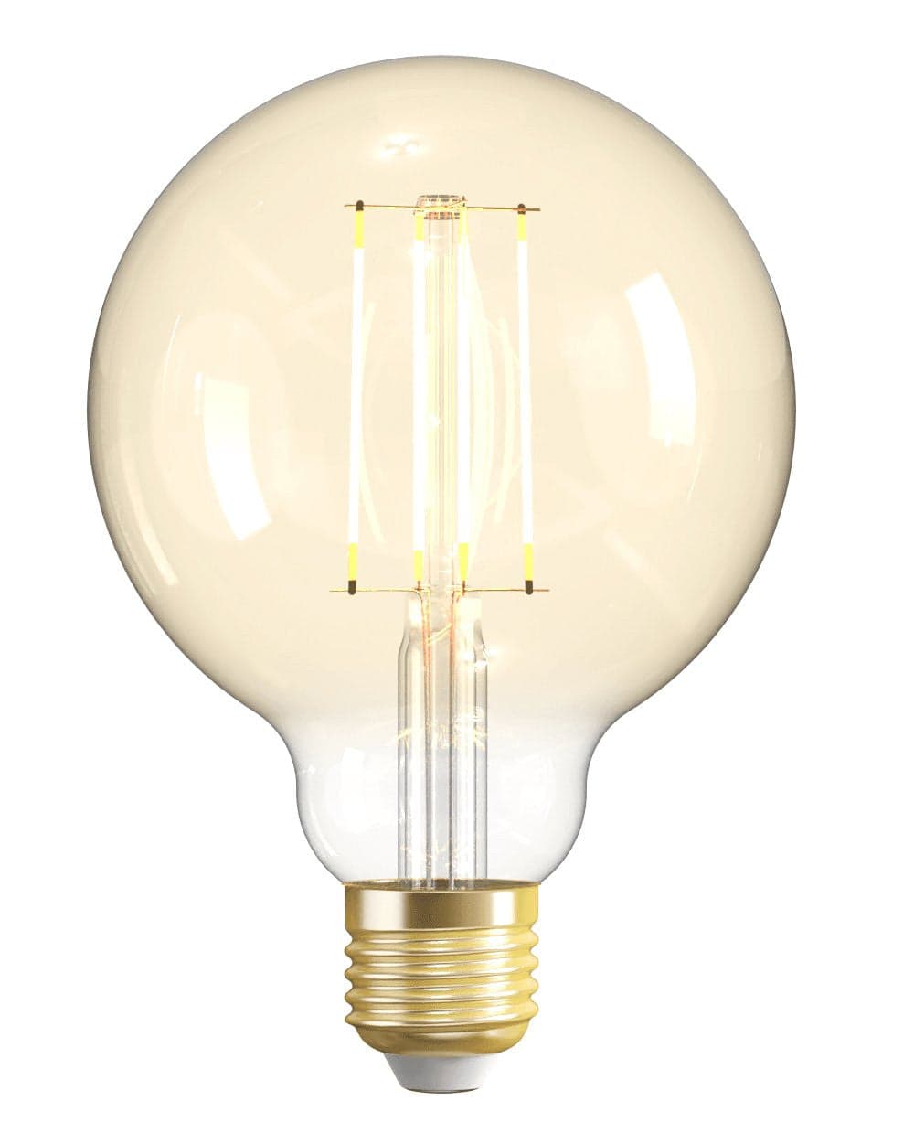 Lampadina Intelligente Globo E27 Ambra Calda 4,9W LED a Filamento Alexa Google Assistant Classe F, R5139 in Lampadine Wi-Fi Scontolo.net - Potenza, commercioVirtuoso.it