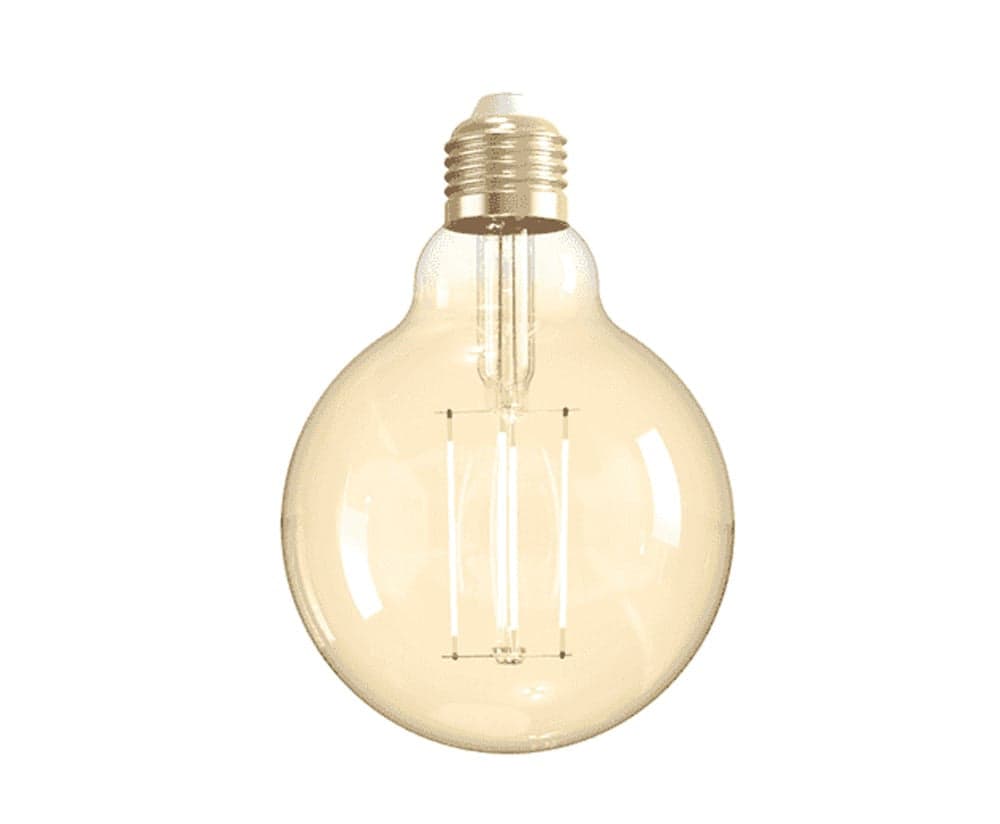 Lampadina Intelligente Globo E27 Ambra Calda 4,9W LED a Filamento Alexa Google Assistant Classe F, R5139 in Lampadine Wi-Fi Scontolo.net - Potenza, commercioVirtuoso.it