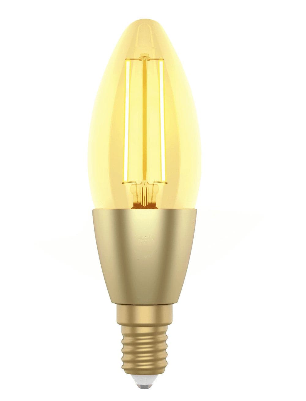 Lampadina Intelligente Candela E14 Ambra Calda 4,9W LED a Filamento Alexa Google Assistant Classe F, R5141 in Lampadine Wi-Fi Scontolo.net - Potenza, commercioVirtuoso.it