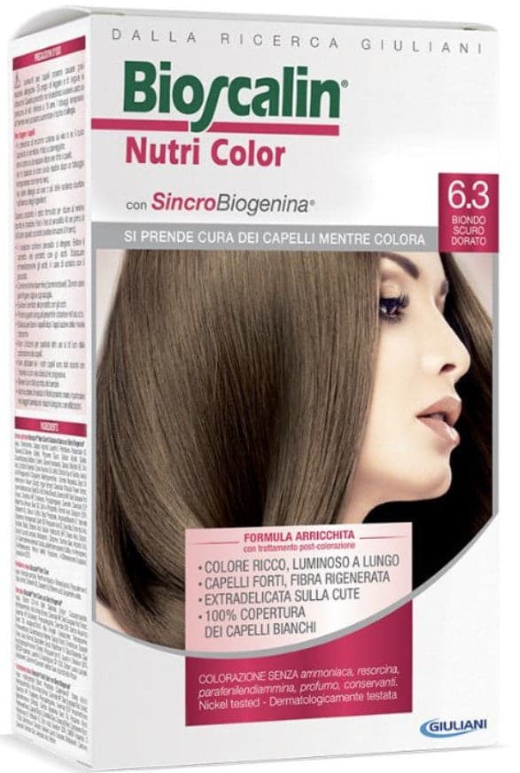 Bioscalin nutricol new 6.3 biondo scuro dorato