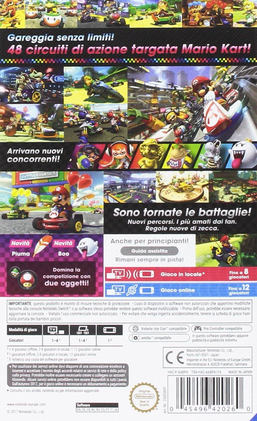 Mario Kart 8 Deluxe Videogioco Nintendo Switch in Giochi Scontolo.net - Potenza, commercioVirtuoso.it