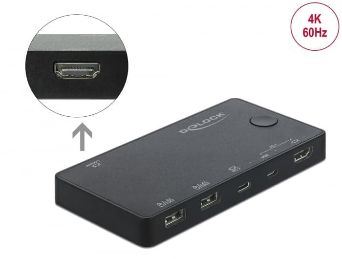 Switch KVM HDMI/USB-C&trade 4K 60Hz con USB in  Scontolo.net - Potenza, commercioVirtuoso.it
