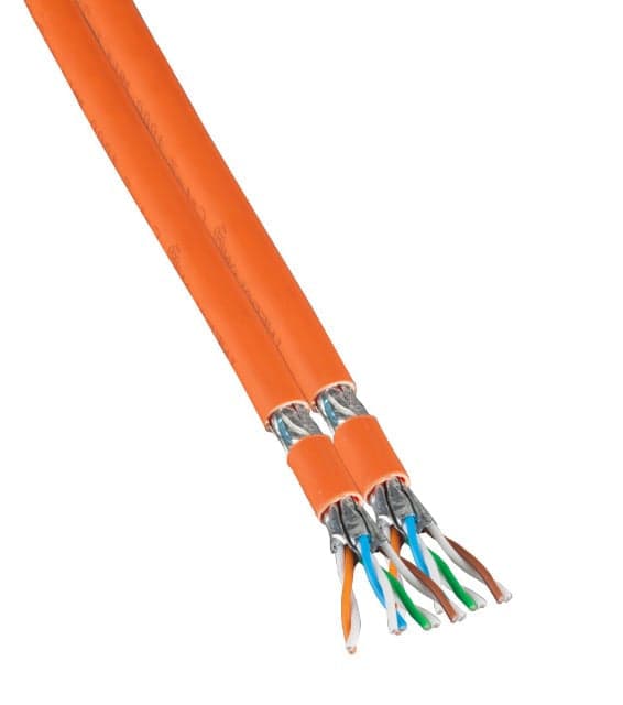 Matassa S/FTP Cavo Cat. 7 Rame Duplex 1000MHz Dca 100m Rigido FRNC-B Arancione in Cavi Ethernet Scontolo.net - Potenza, commercioVirtuoso.it