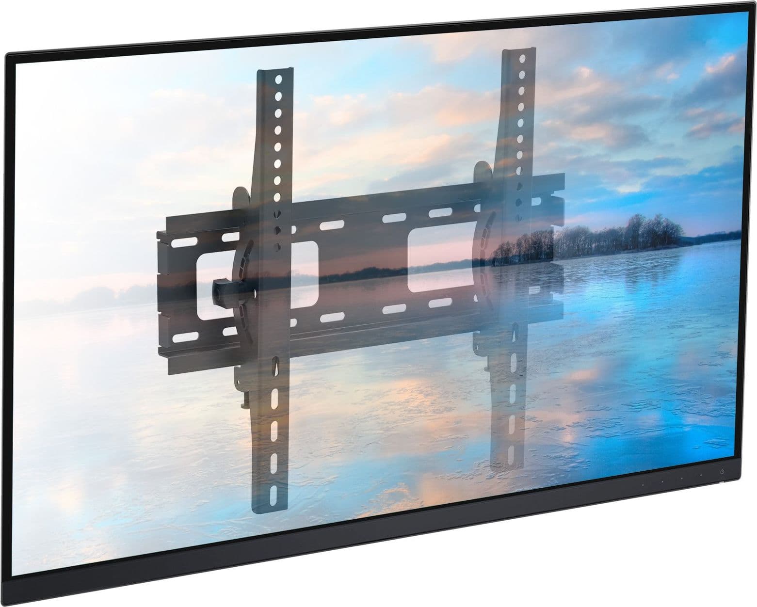 Supporto a Muro per TV LED LCD 23-55'' Inclinabile Nero in Supporti da parete e da soffitto Scontolo.net - Potenza, commercioVirtuoso.it