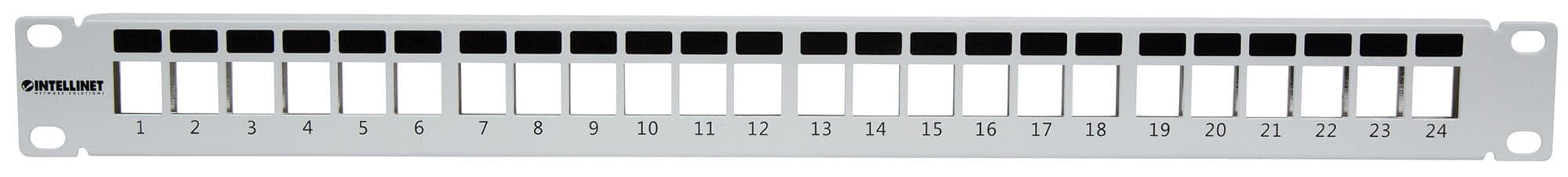 Pannello Patch Modulare Senza Frutti 24 Posti Grigio in Pannelli patch Ethernet Scontolo.net - Potenza, commercioVirtuoso.it