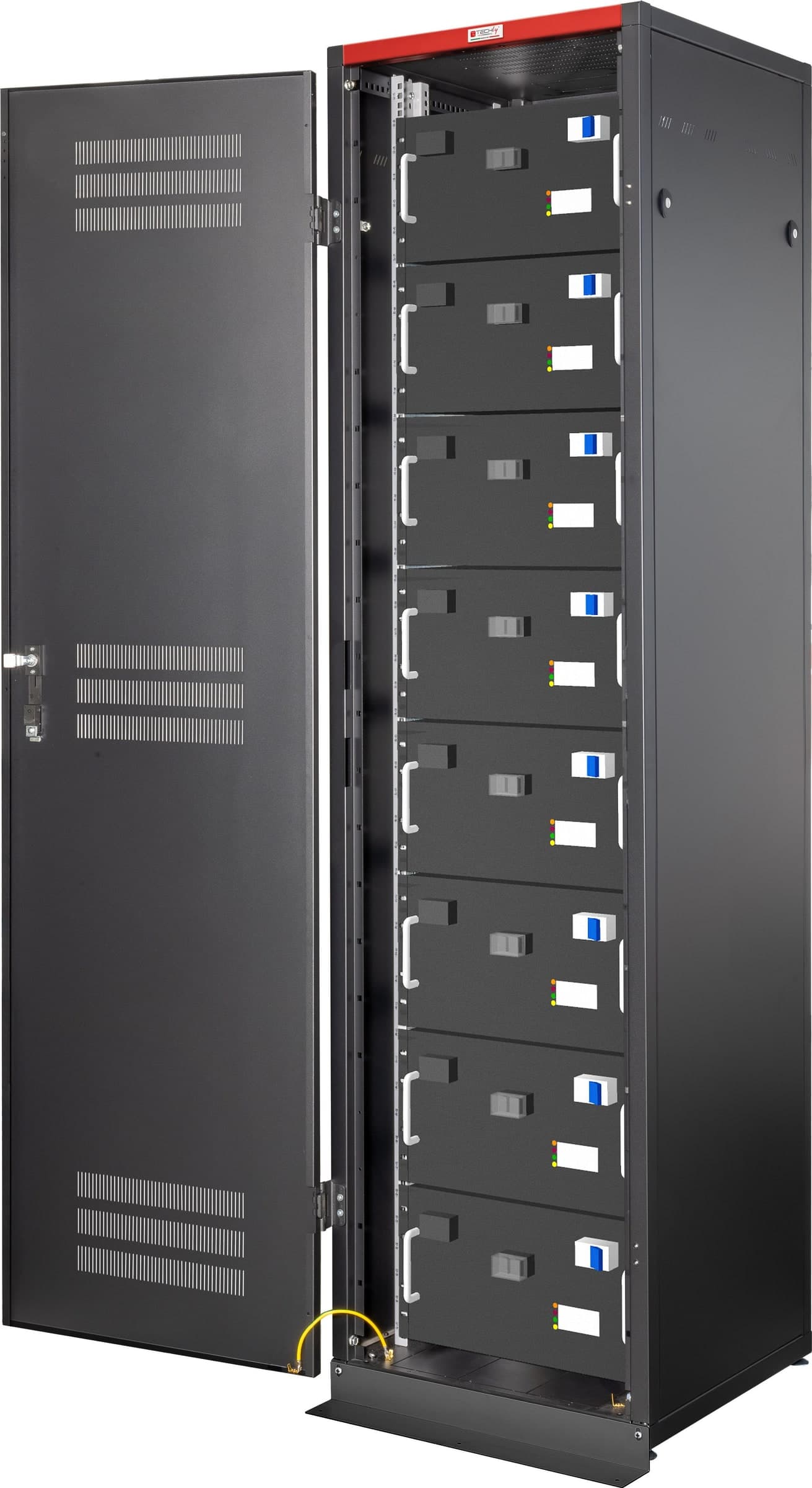 Armadio Rack 19'' 600x600 47U per Batterie Fotovoltaico Nero in Armadi da laboratorio Scontolo.net - Potenza, commercioVirtuoso.it